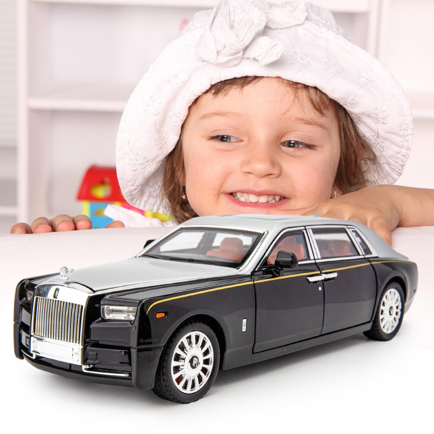 🚗 Exquisite Collectible: 1/32 Rolls-Royce Phantom Model Car 🏆