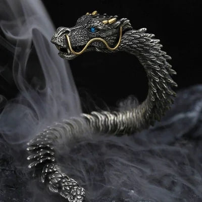 🐉Harness the Magic: Handmade Golden Horn Dragon - Embrace the Mystical Beauty Now!✨