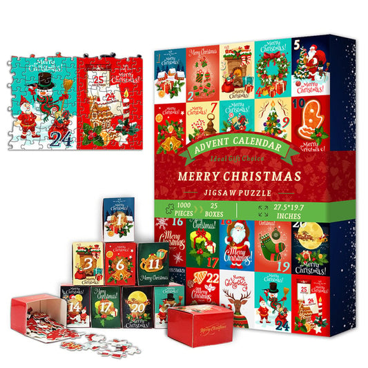 🎄Christmas Advent Calendar Puzzle Fun! 🧩 Count Down to the Holidays with Jigsaw Puzzles!