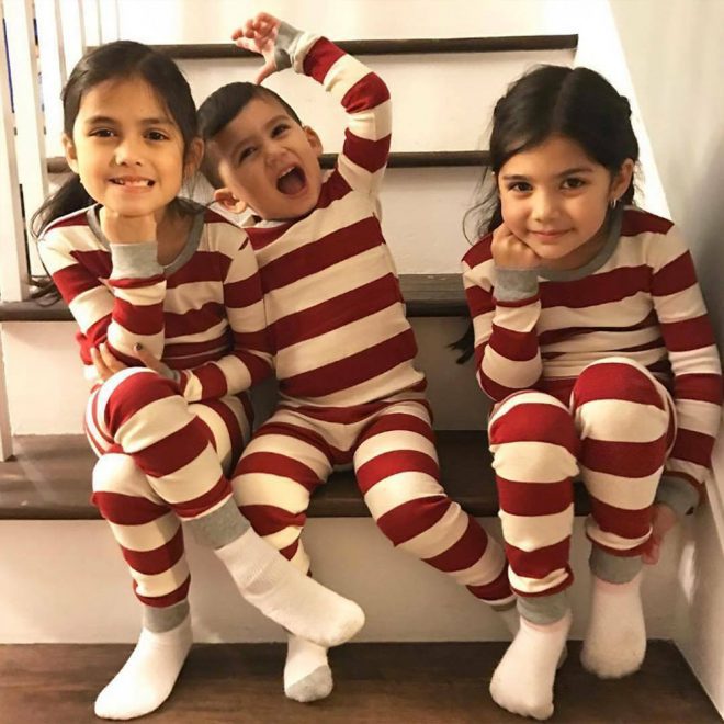 🎁🎅 Start the Festive Season Early with our Christmas Red Striped Family Pajamas - 50% Off Pre-Sale! 🎄🎁