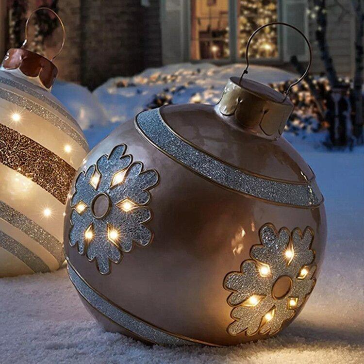 Joyful Holiday Decor: Pre-Sale of Outdoor PVC Inflatable Decorative Ball 🎉Christmas