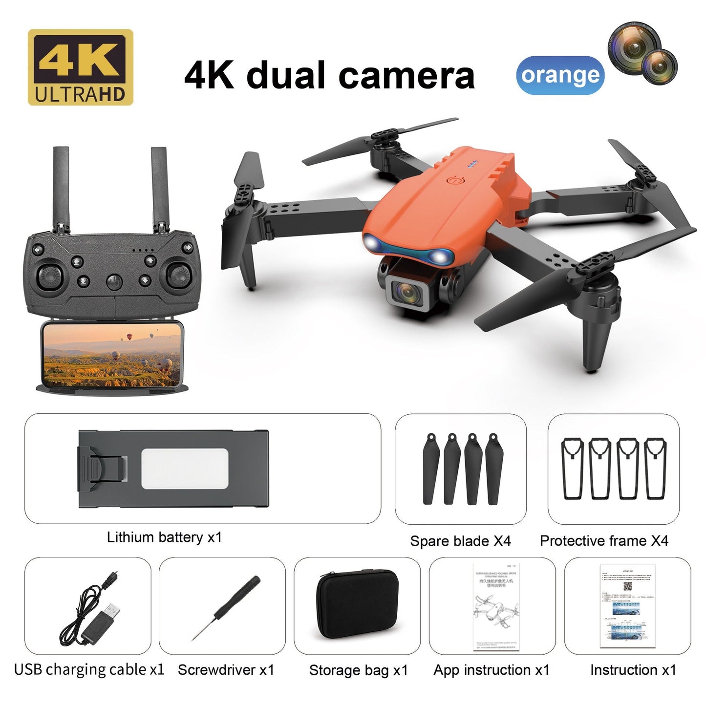 🚁 Unleash Aerial Photography Excellence with our 2023 Latest Drone - Dual Camera 4K UHD! 🔥