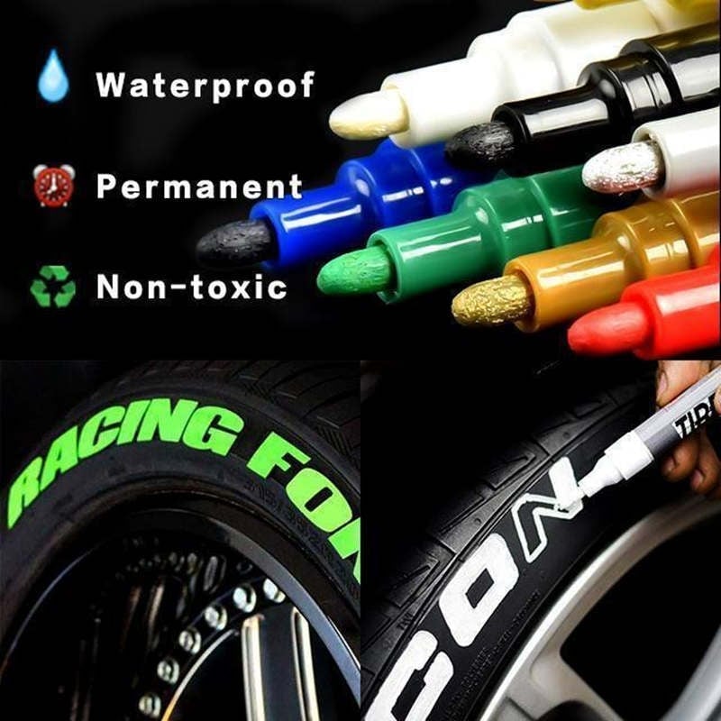 🔥Hot Deal!🔥 Waterproof Non-Fading Tire Paint Pen - Revitalize Your Tires!