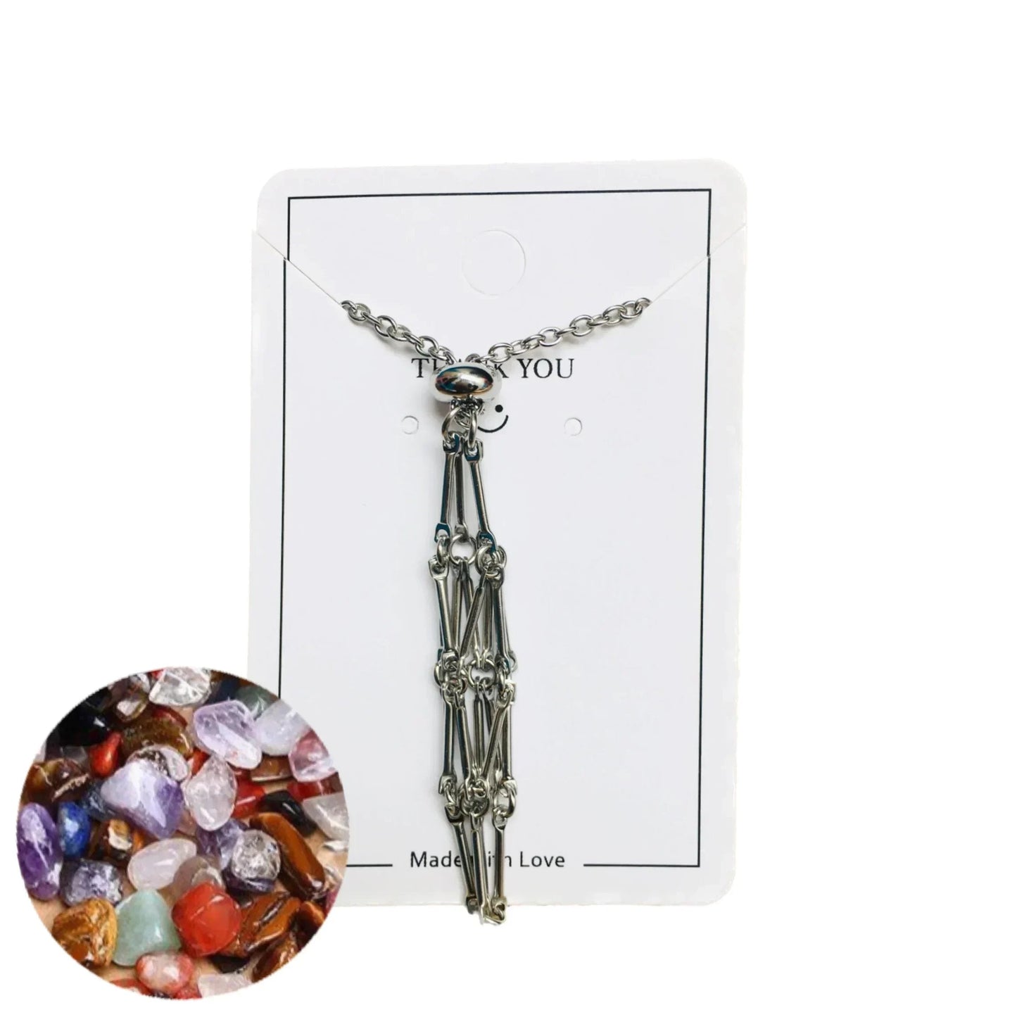 Final Day Sale: Get 70% Off on the 2024 Crystal Stone Holder Necklace!