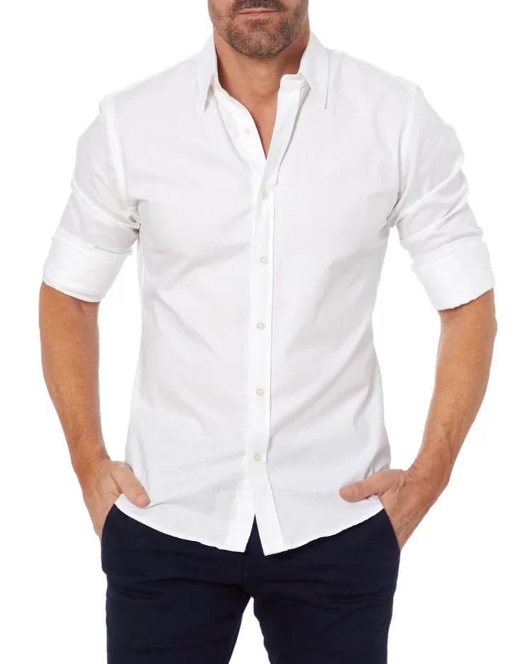 👔 Oxford Stretch Zip Shirt - Buy 2 and Enjoy Free Shipping! 👍