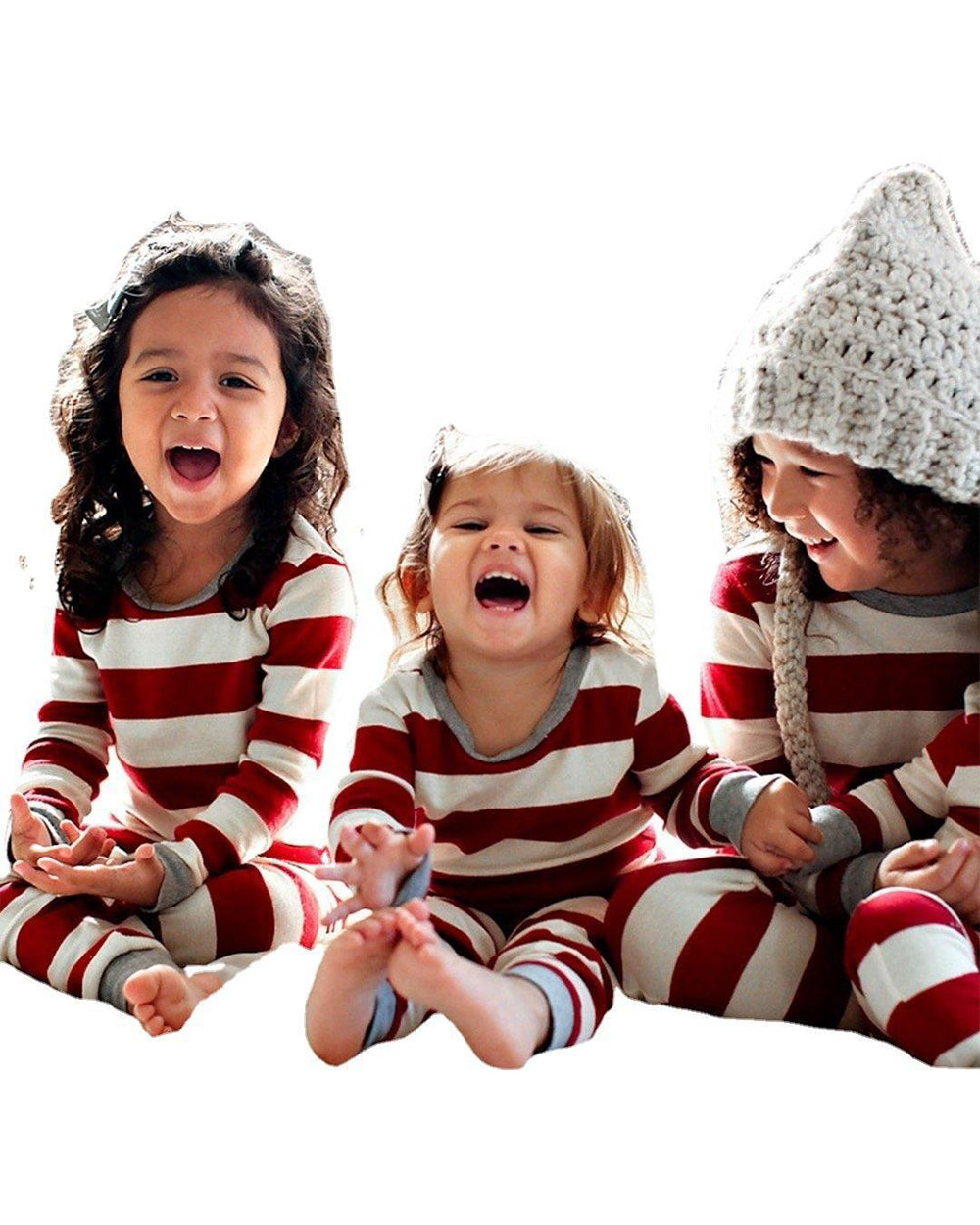 🎁🎅 Start the Festive Season Early with our Christmas Red Striped Family Pajamas - 50% Off Pre-Sale! 🎄🎁