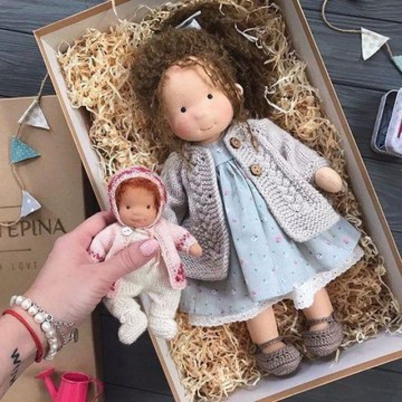 🎁🎁The Perfect Gift for Children - Exquisite Handcrafted Waldorf Dolls👧(Buy 2, Get Free Shipping)