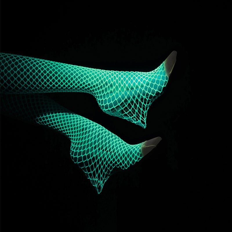 🌟Glow in Style with our 2023 Luminous Fishnet Stockings!🌟