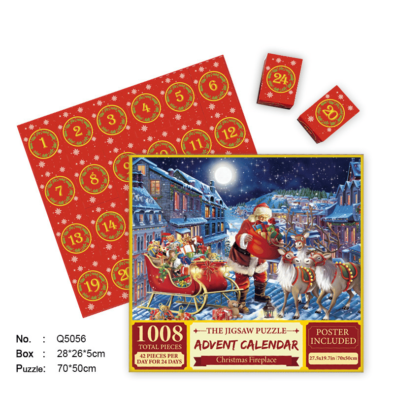 🎄Christmas Advent Calendar Puzzle Fun! 🧩 Count Down to the Holidays with Jigsaw Puzzles!