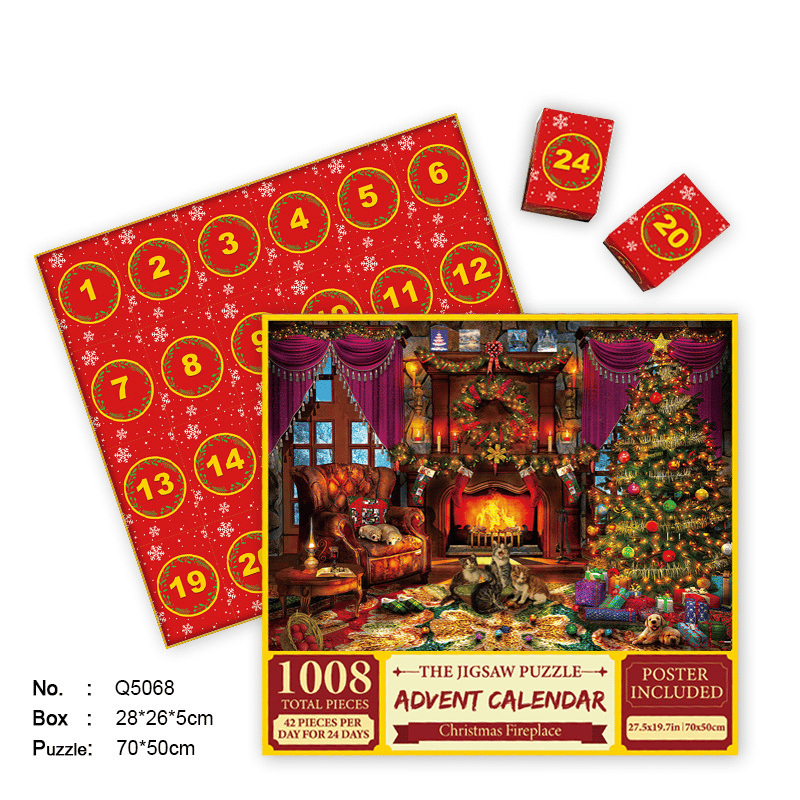 🎄Christmas Advent Calendar Puzzle Fun! 🧩 Count Down to the Holidays with Jigsaw Puzzles!