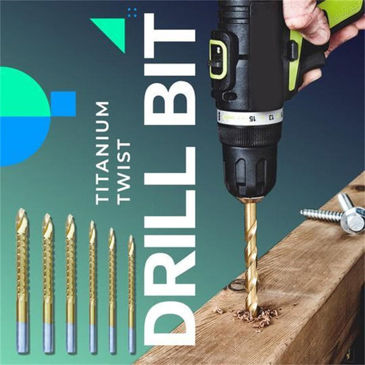 Powerful Precision: Twist Drill Bit Set - Hot Sale 52% Off (6 Pcs)🔥