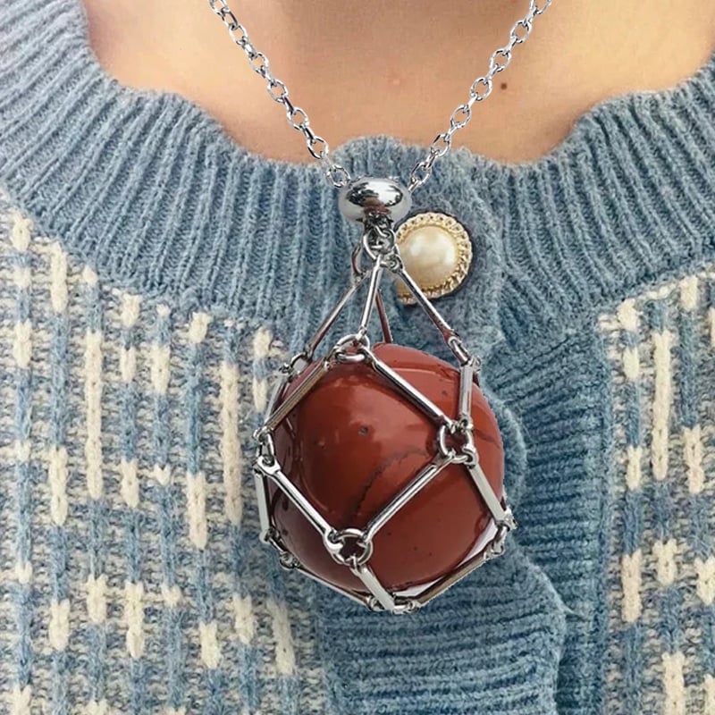 Final Day Sale: Get 70% Off on the 2024 Crystal Stone Holder Necklace!