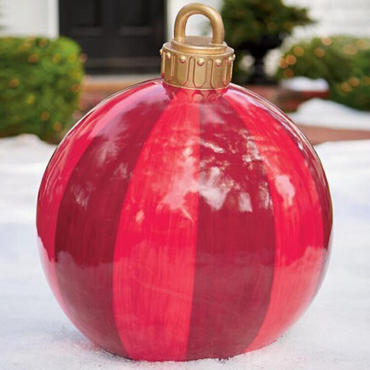 Joyful Holiday Decor: Pre-Sale of Outdoor PVC Inflatable Decorative Ball 🎉Christmas