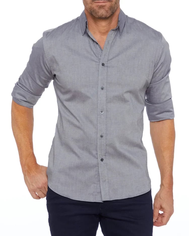 👔 Oxford Stretch Zip Shirt - Buy 2 and Enjoy Free Shipping! 👍