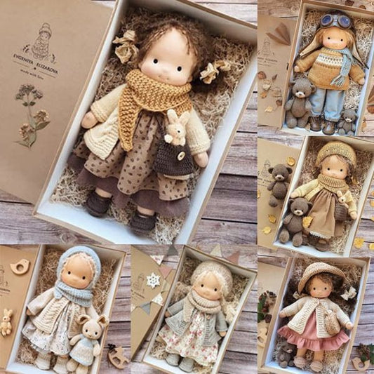 🎁🎁The Perfect Gift for Children - Exquisite Handcrafted Waldorf Dolls👧(Buy 2, Get Free Shipping)