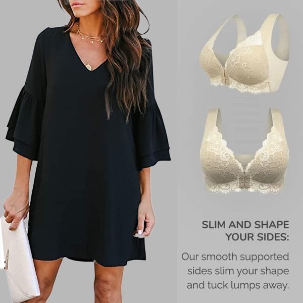 Enhance Your Shape and Comfort with Our Front Closure 5D Push Up Bra