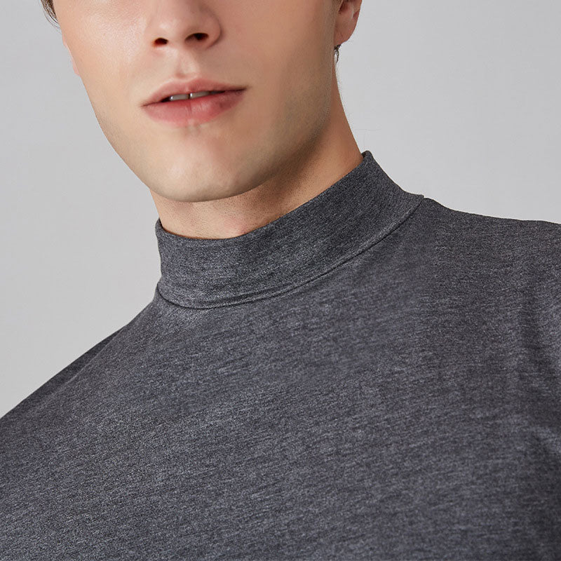 Refine Your Look with our Men's High Neck Slim Fit T-Shirt - Embrace Style and Confidence