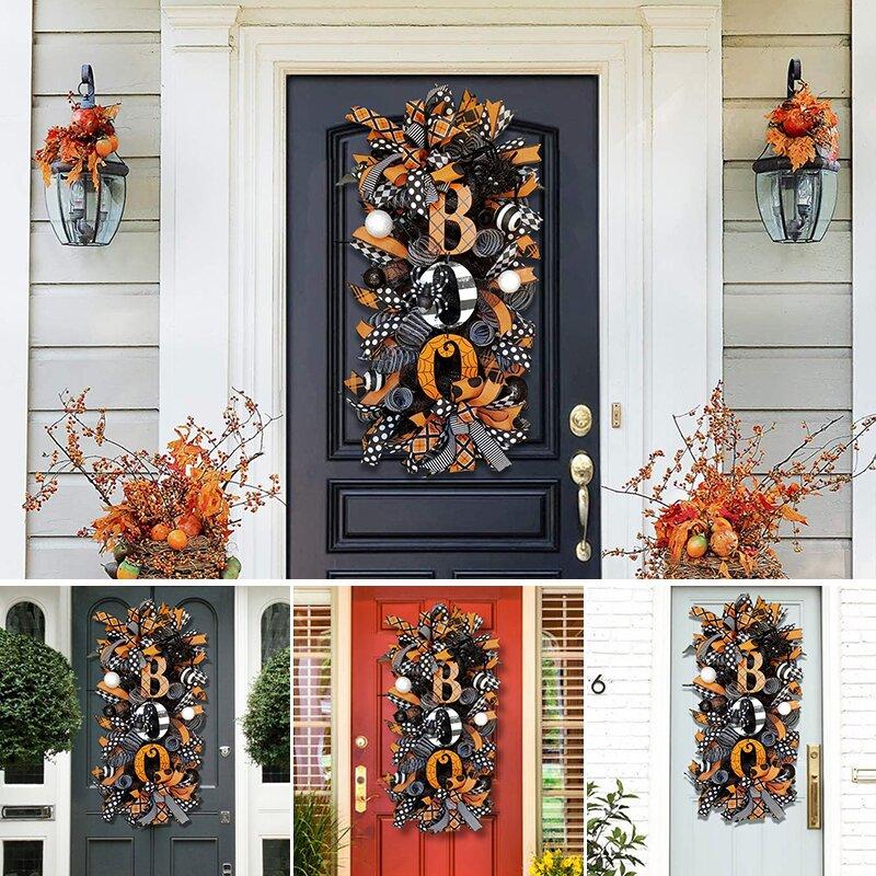 Spice Up Your Halloween Decor with Our Swag Wreath - Hot Sale!