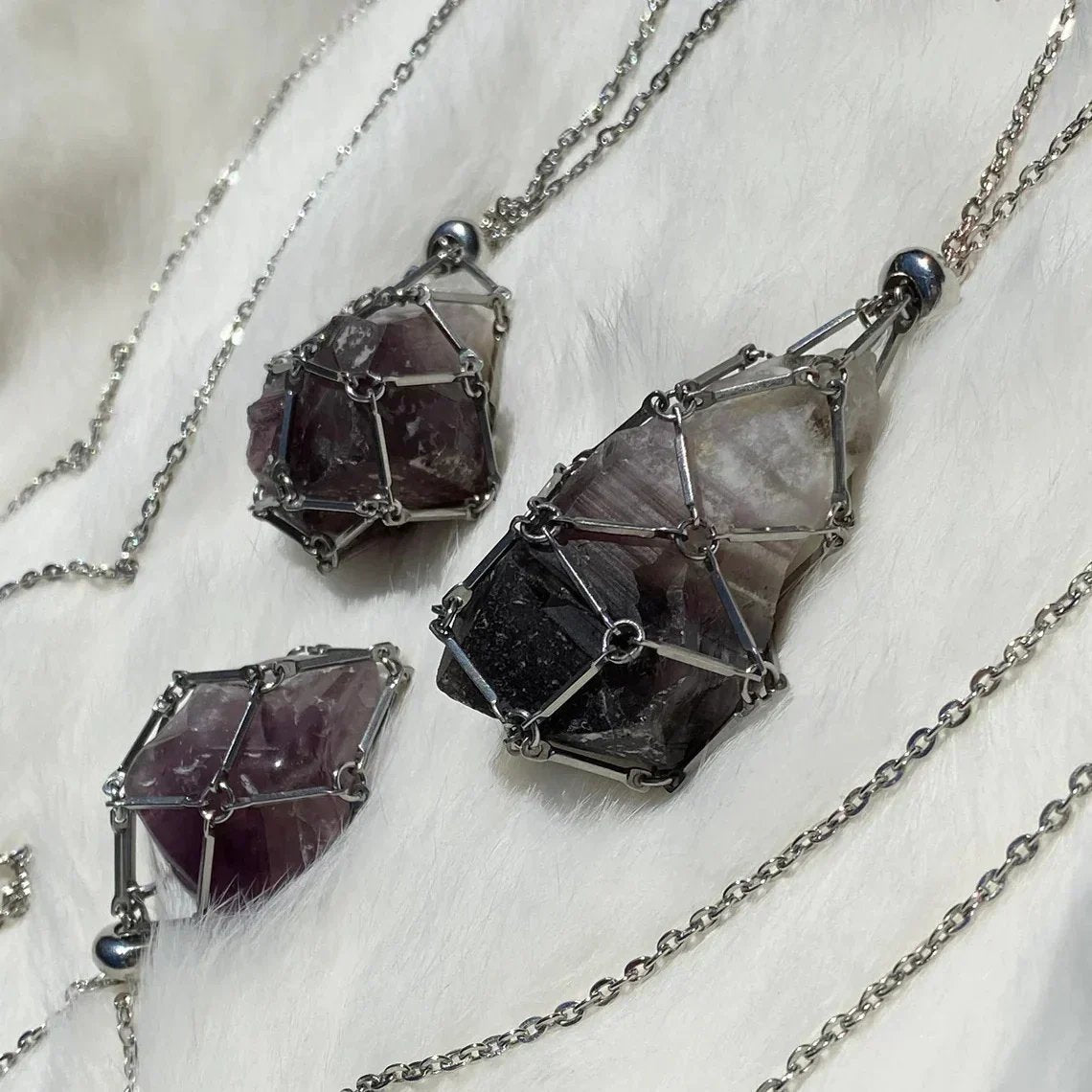 Final Day Sale: Get 70% Off on the 2024 Crystal Stone Holder Necklace!