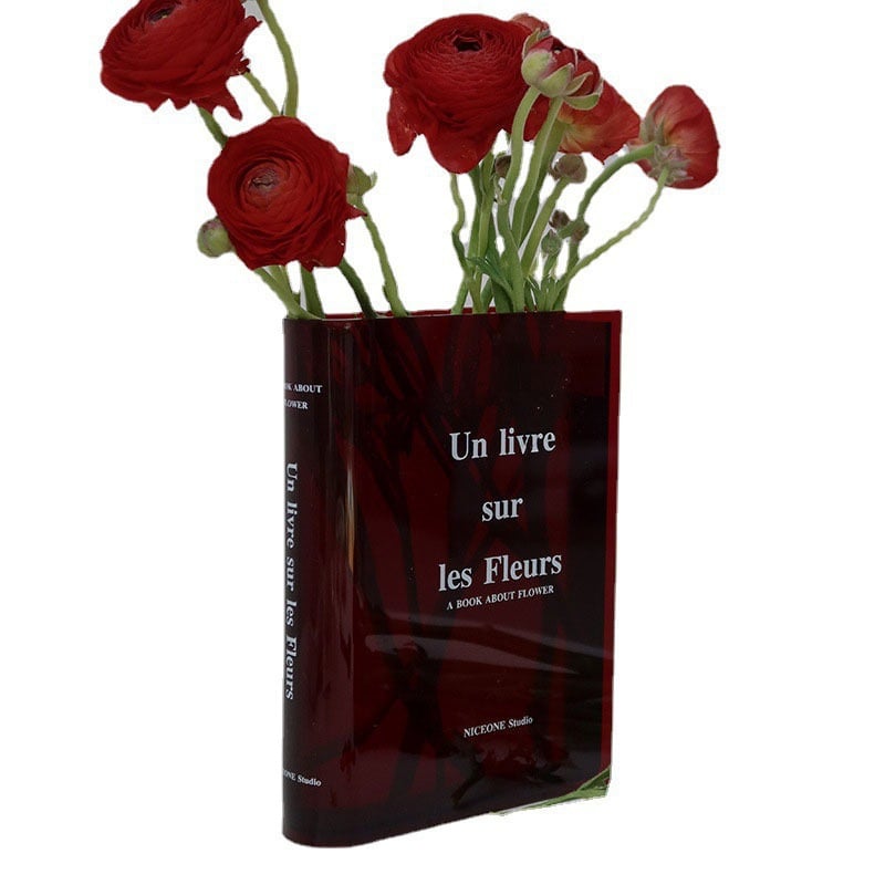 🌺📚Explore the World of Flowers with our Book Vase - Buy 2 Get 1 Free (3PCS)!💥