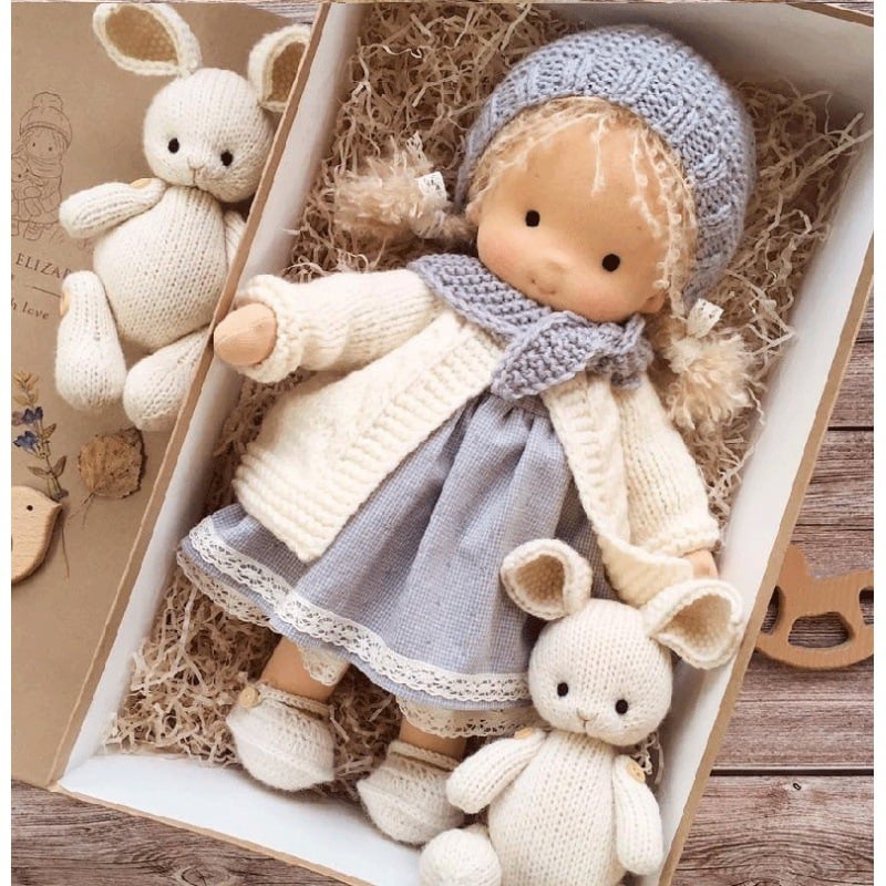 🎁🎁The Perfect Gift for Children - Exquisite Handcrafted Waldorf Dolls👧(Buy 2, Get Free Shipping)