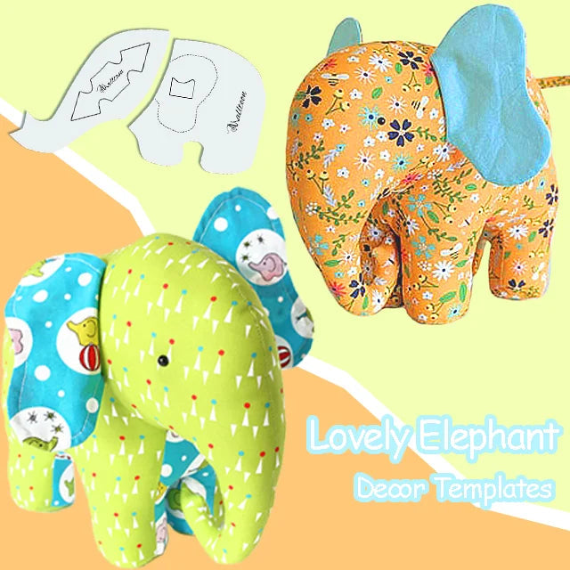 Create a Delightful Craft with our Adorable Elephant Decor Template and Instructions!