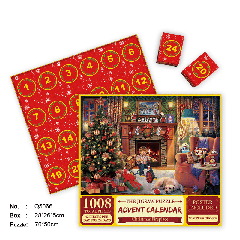 🎄Christmas Advent Calendar Puzzle Fun! 🧩 Count Down to the Holidays with Jigsaw Puzzles!