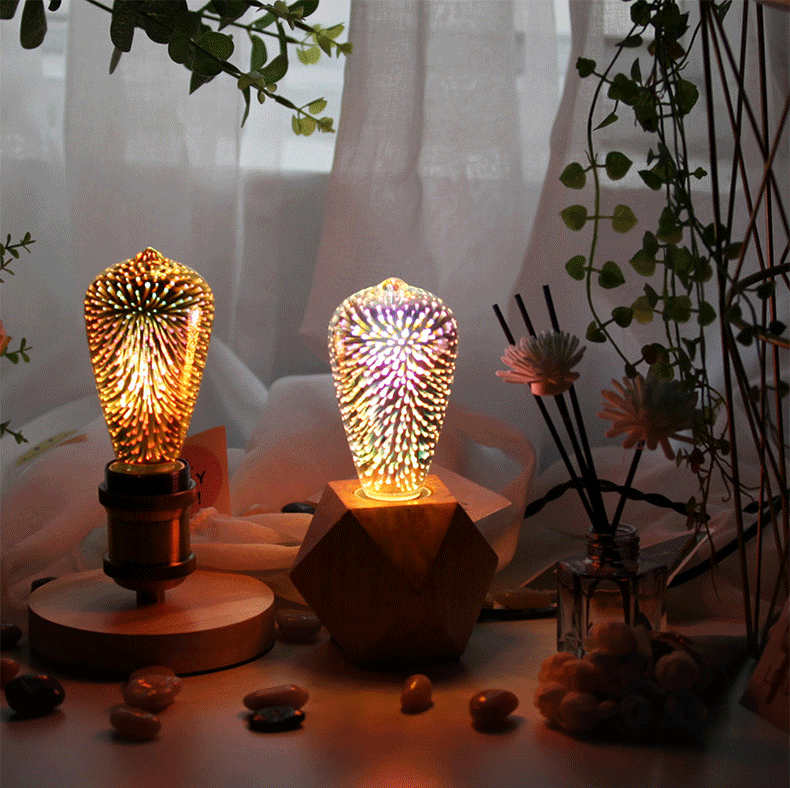 🌈💡3D Fireworks LED Light Bulb - Summer Sale 40% OFF