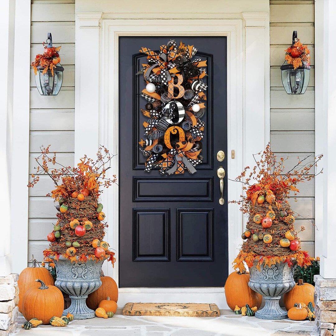 Spice Up Your Halloween Decor with Our Swag Wreath - Hot Sale!