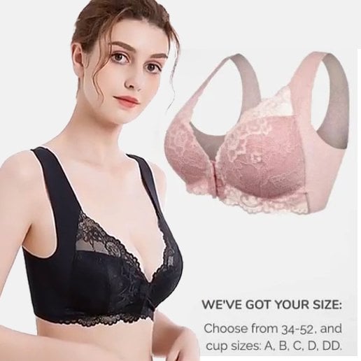 Enhance Your Shape and Comfort with Our Front Closure 5D Push Up Bra