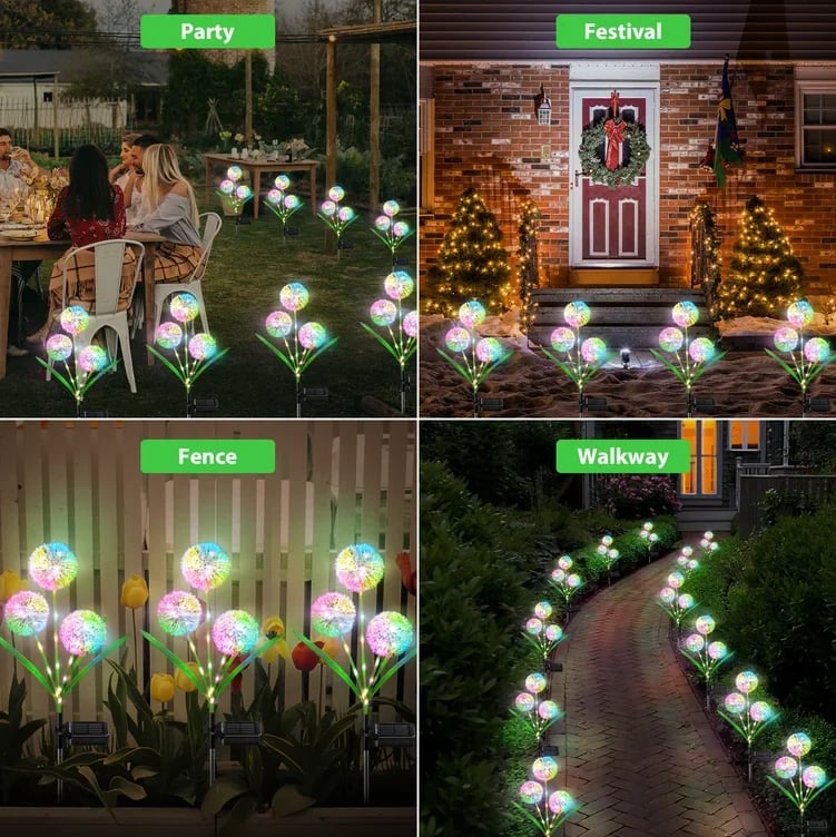 Dandelion Lamp Outdoor Garden Landscape Atmosphere Light