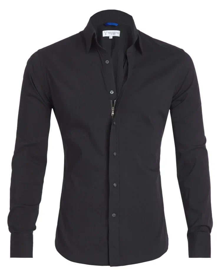 👔 Oxford Stretch Zip Shirt - Buy 2 and Enjoy Free Shipping! 👍