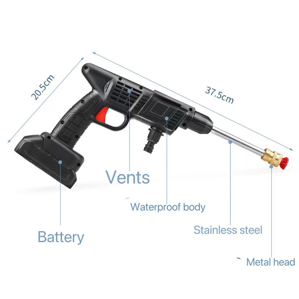 🔥Experience the Power of the Cordless Portable High Pressure Spray Water Gun!🔥