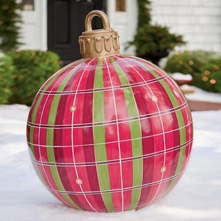 Joyful Holiday Decor: Pre-Sale of Outdoor PVC Inflatable Decorative Ball 🎉Christmas