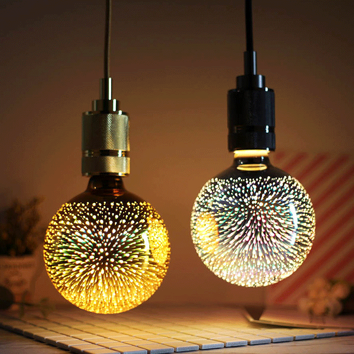 🌈💡3D Fireworks LED Light Bulb - Summer Sale 40% OFF