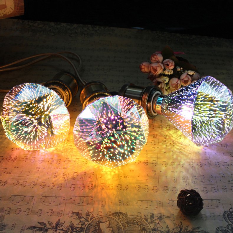 🌈💡3D Fireworks LED Light Bulb - Summer Sale 40% OFF