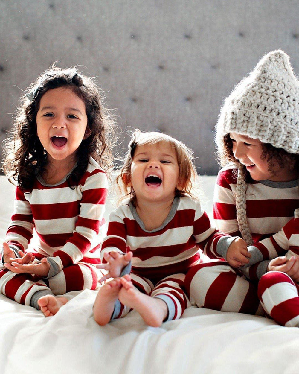 🎁🎅 Start the Festive Season Early with our Christmas Red Striped Family Pajamas - 50% Off Pre-Sale! 🎄🎁