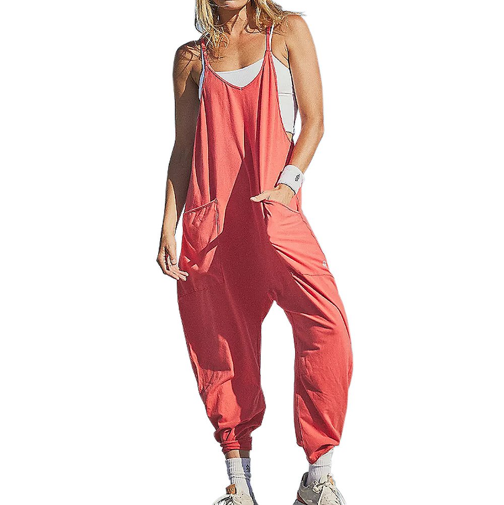 Don't Miss Out on Our Last Day 70% OFF - Wide Leg Jumpsuit with Pockets