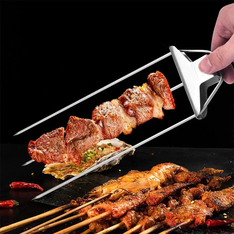 🔥Grill like a Pro with our 3-Way Grill Skewers - GrillSavant!🔥