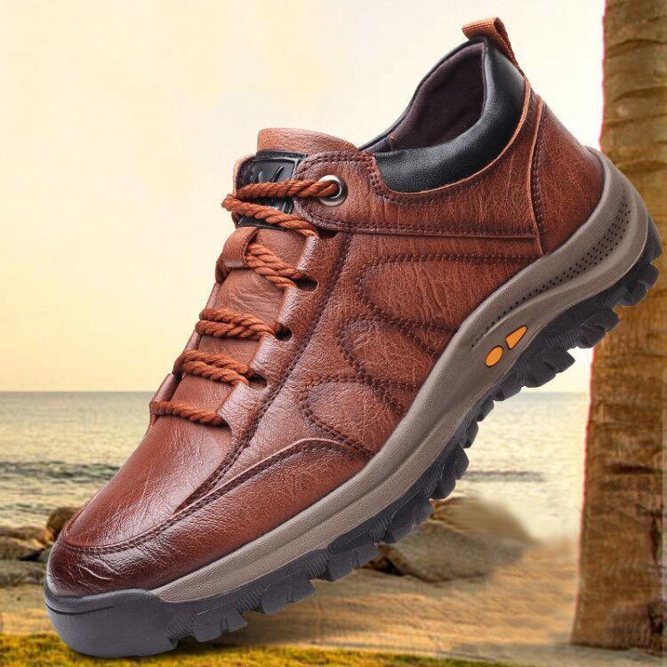 Conquer Any Terrain with Our Non-Slip Men's Hiking Platform Shoes