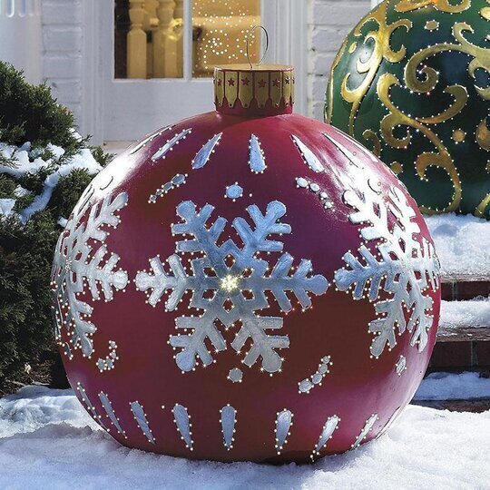 Joyful Holiday Decor: Pre-Sale of Outdoor PVC Inflatable Decorative Ball 🎉Christmas