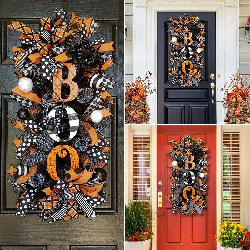 Spice Up Your Halloween Decor with Our Swag Wreath - Hot Sale!