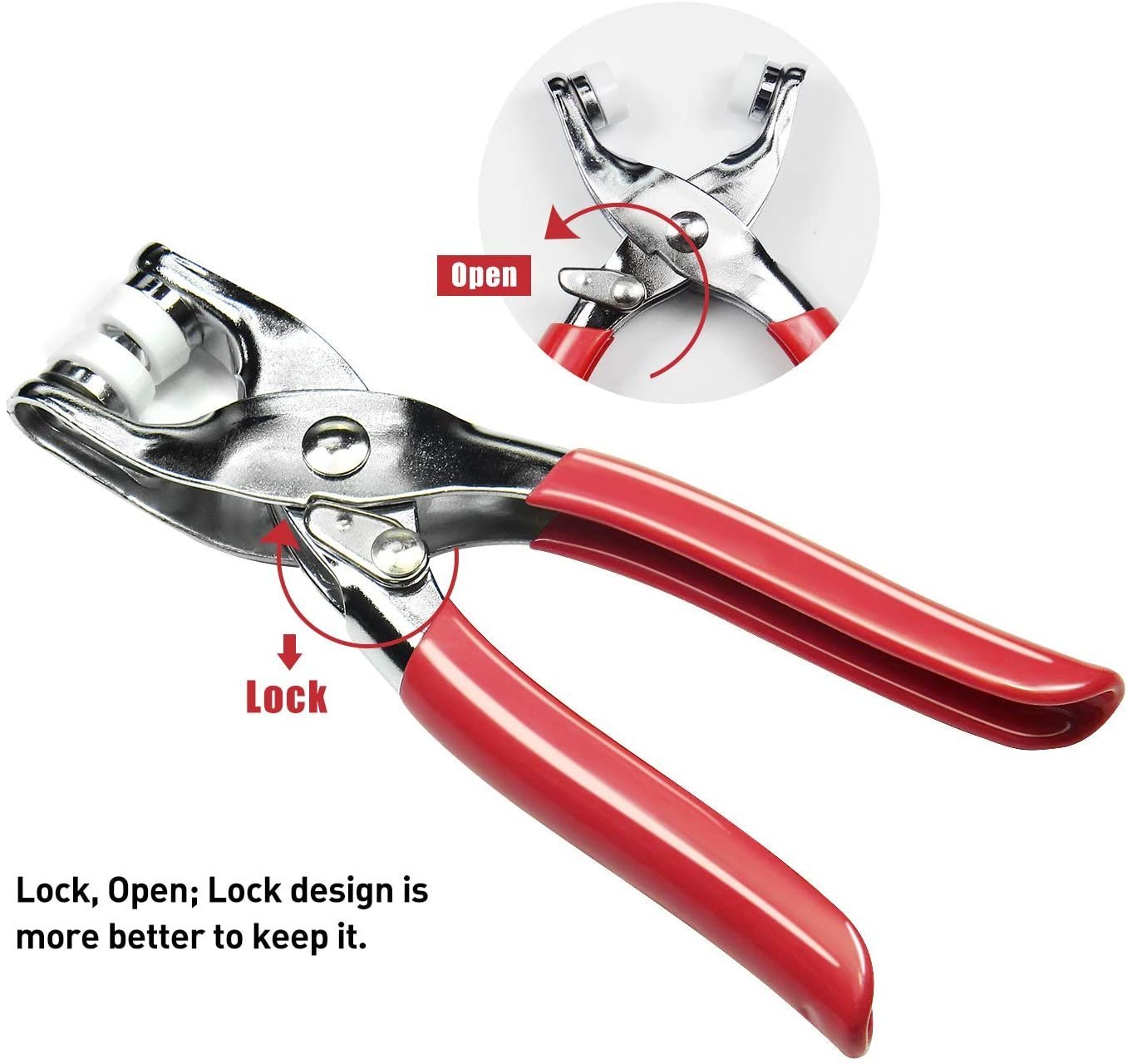 Secure and Stylish: Metal Snap Buttons with Fastener Pliers Press Tool Kit