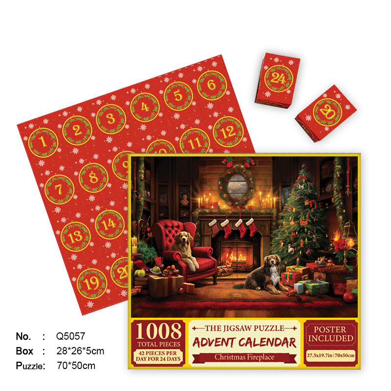 🎄Christmas Advent Calendar Puzzle Fun! 🧩 Count Down to the Holidays with Jigsaw Puzzles!