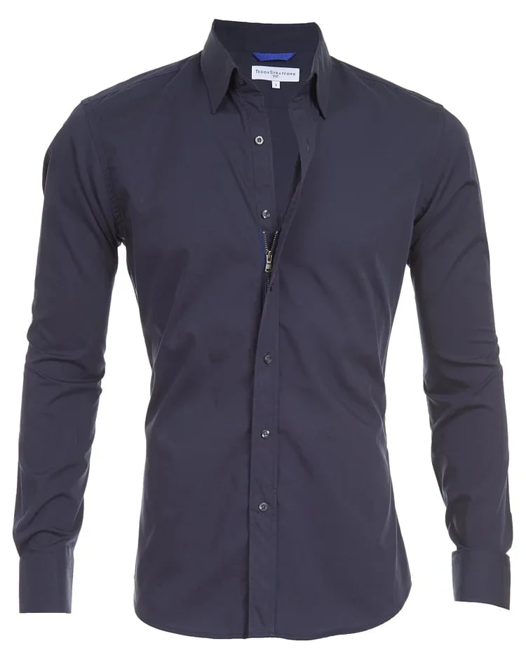 👔 Oxford Stretch Zip Shirt - Buy 2 and Enjoy Free Shipping! 👍