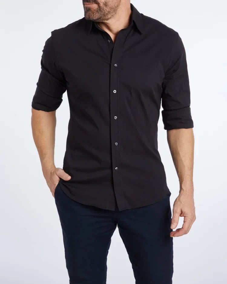 👔 Oxford Stretch Zip Shirt - Buy 2 and Enjoy Free Shipping! 👍