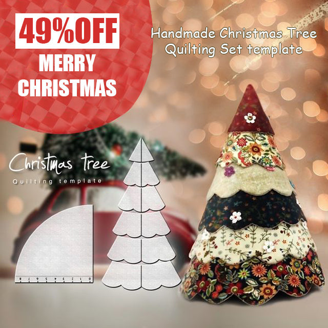 Handmade Christmas Tree Quilting Set-With Instructions