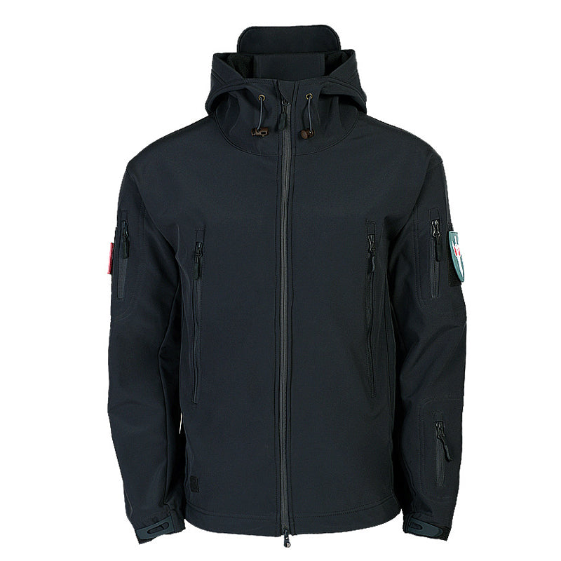 Stay Warm and Dry in Any Weather with Our Men's Camouflage Mountaineering Jacket