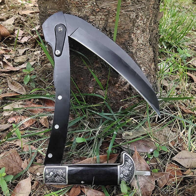 Effortlessly Tackle Tough Outdoor Jobs with Our High Sharp Folding Sickle