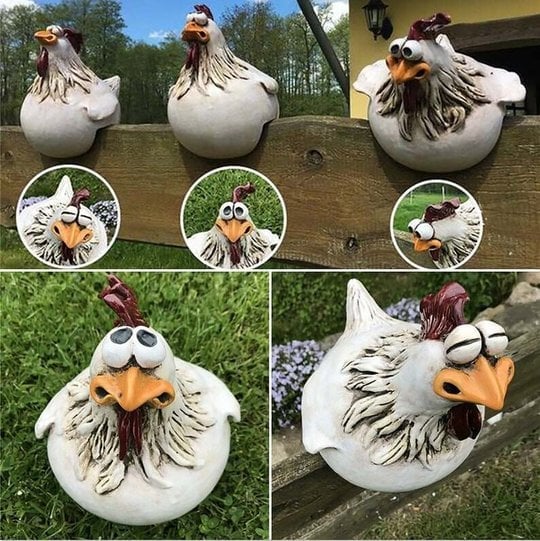 🔥Final Day! 50% Off Funny Chicken Garden Fence Decoration!🔥